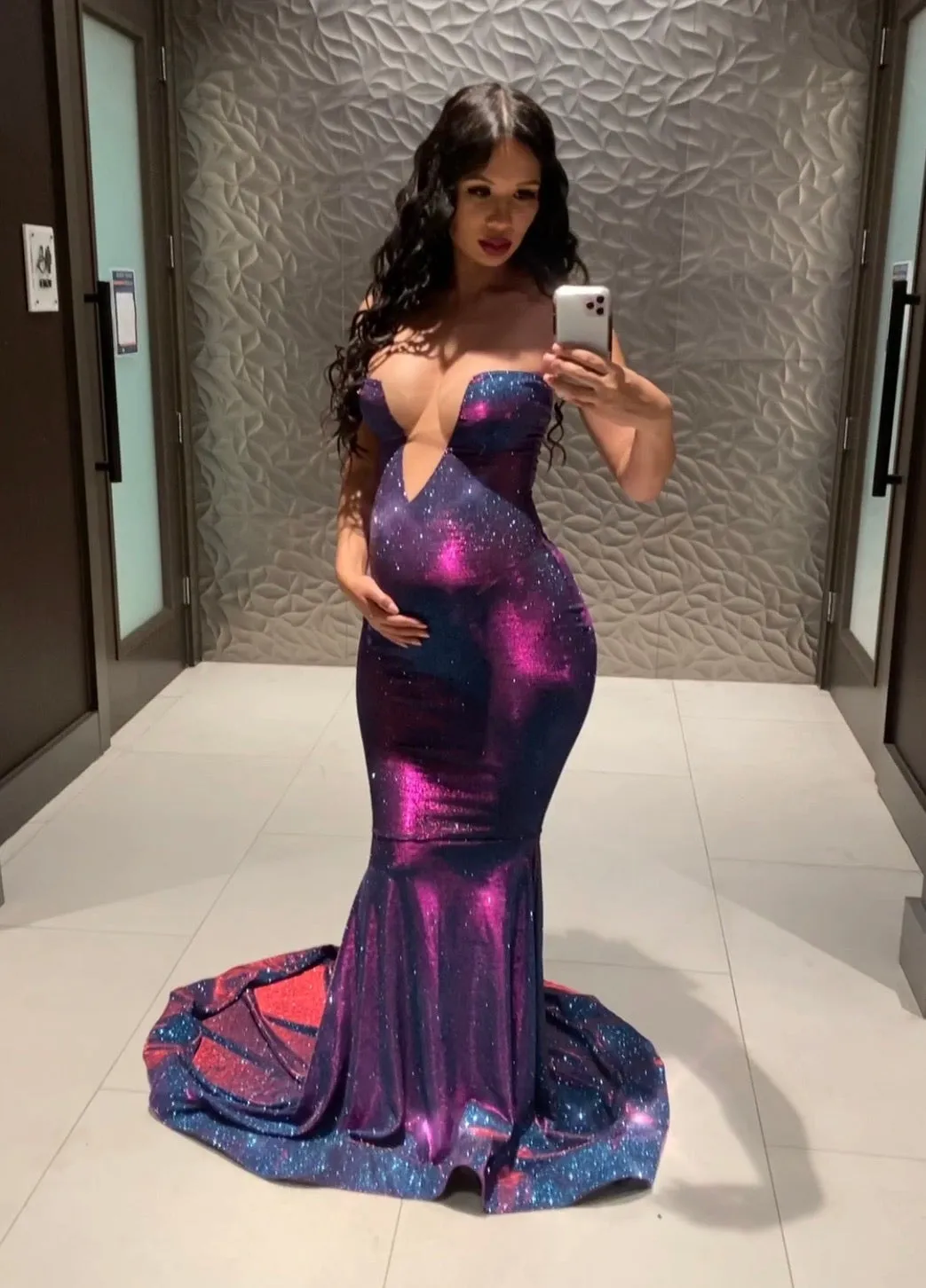 Iridescent Galaxy Gown