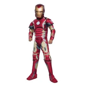 Iron Man Aaou Deluxe - Size 6-8