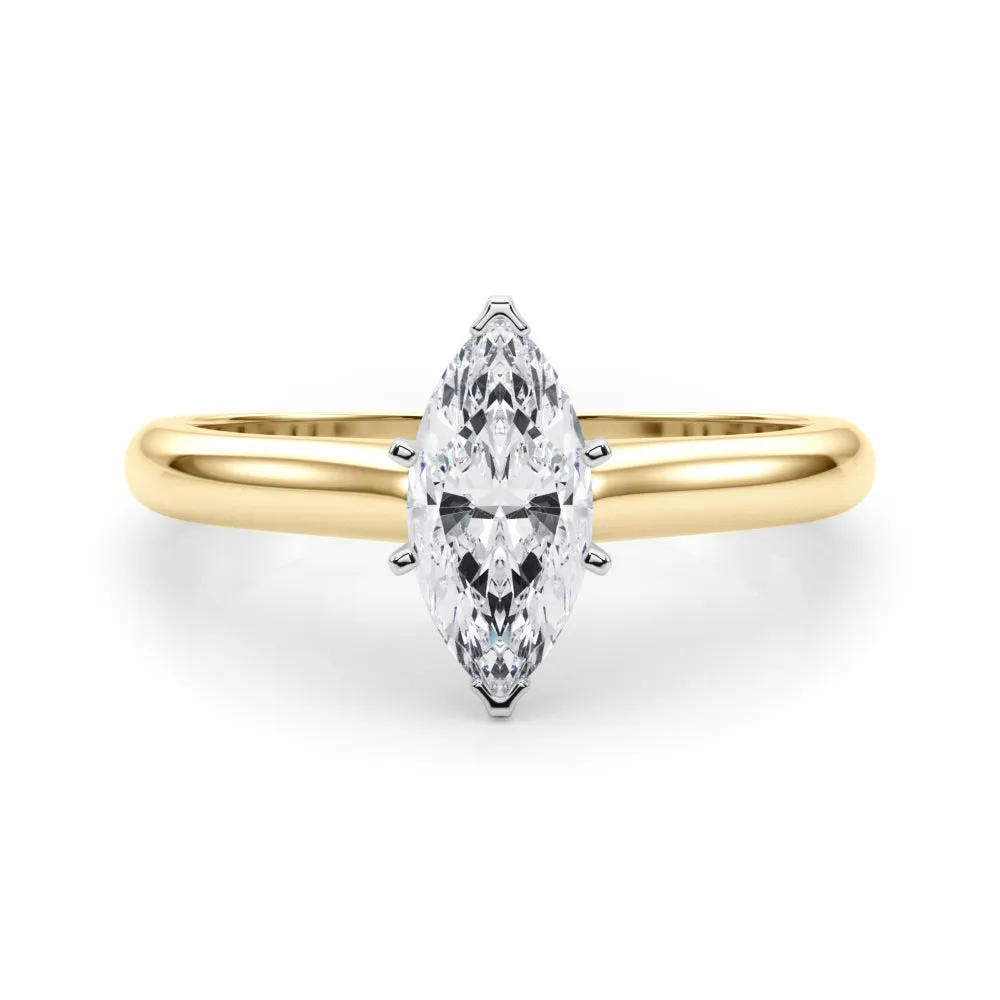 Isabella Marquise Diamond Solitaire Engagement Ring