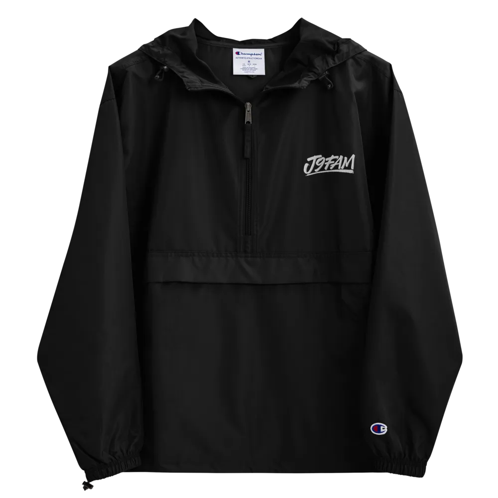 J9FAM Embroidered Champion Packable Jacket