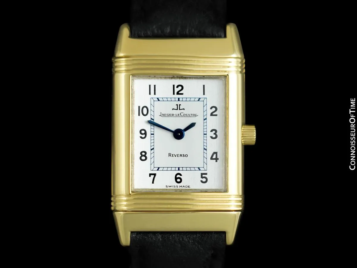Jaeger-LeCoultre Reverso Ladies Classique Quartz Watch, 260.1.86 - 18K Gold with Papers