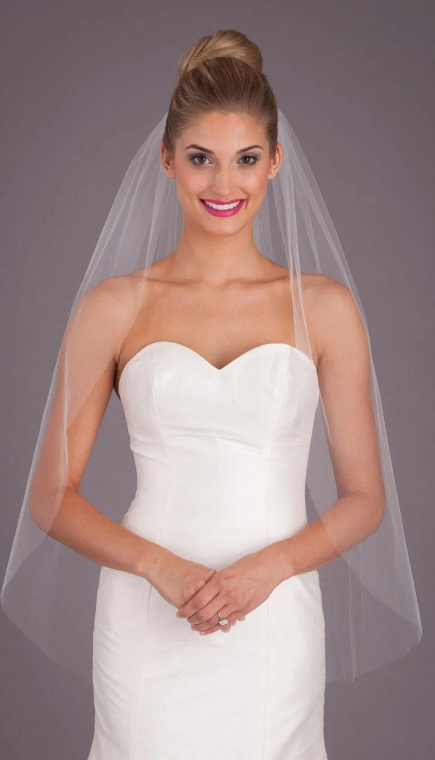 Jane Raw Edge Veil