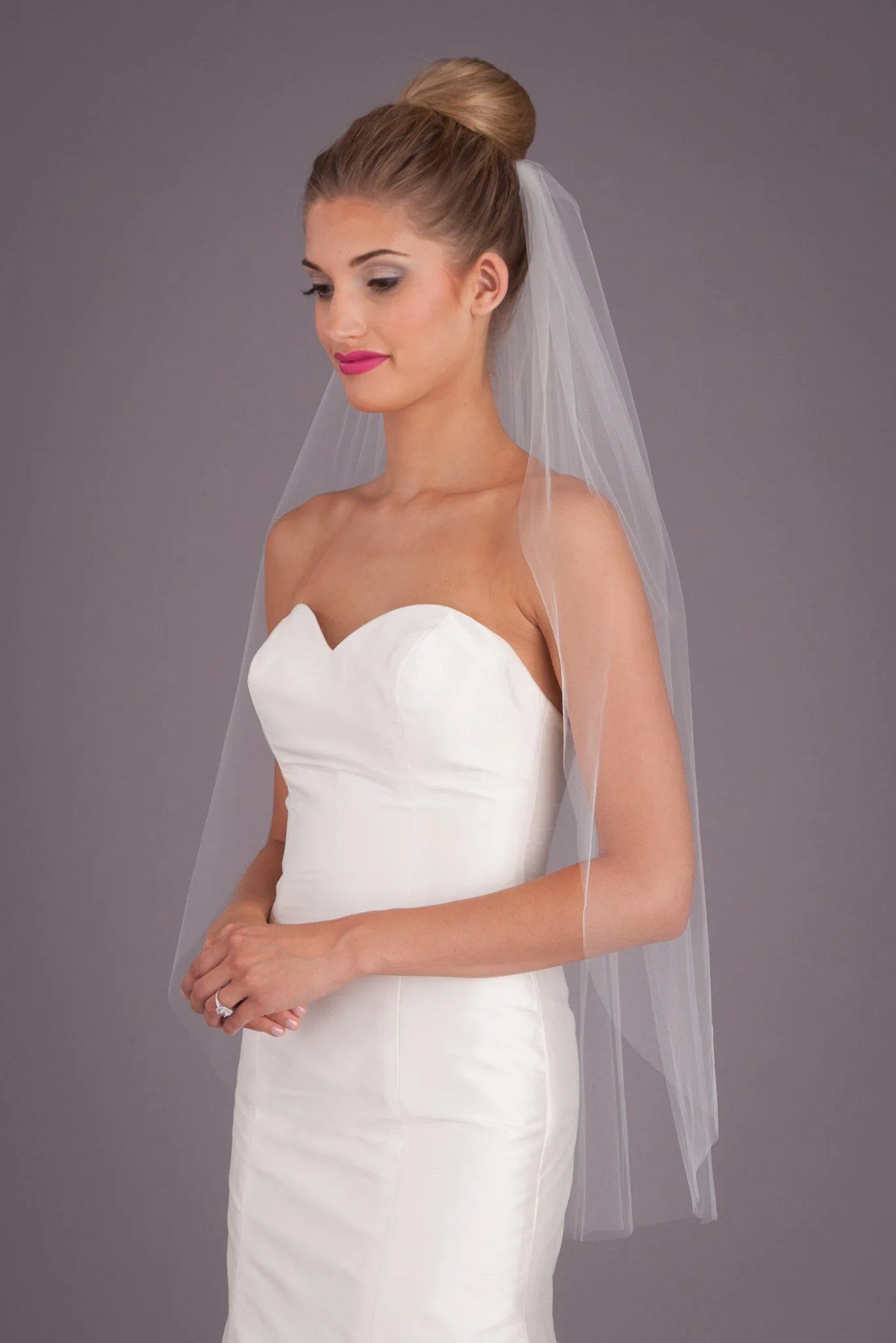 Jane Raw Edge Veil