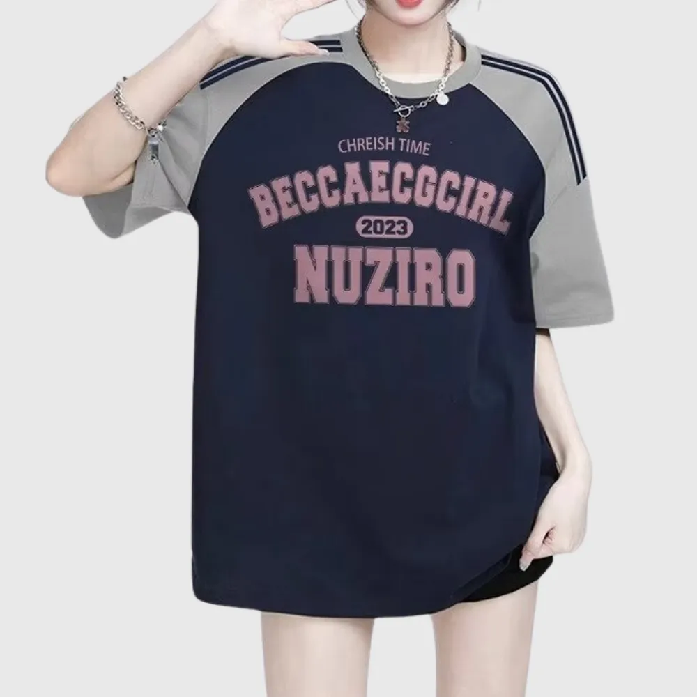 Japanese Round Neck Raglan T-shirt
