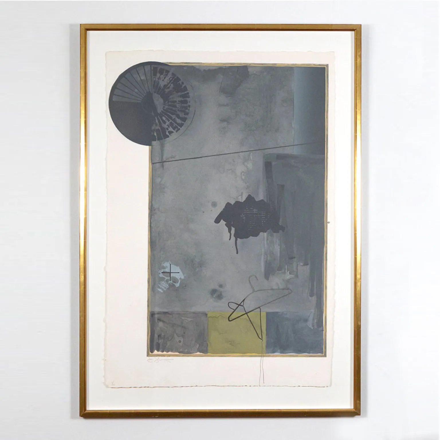 JASPER JOHNS "EVIAN" LITHOGRAPH, 1972