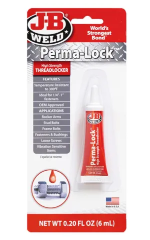 JB Weld Perma Lock High Strength Thread locker - 6ml