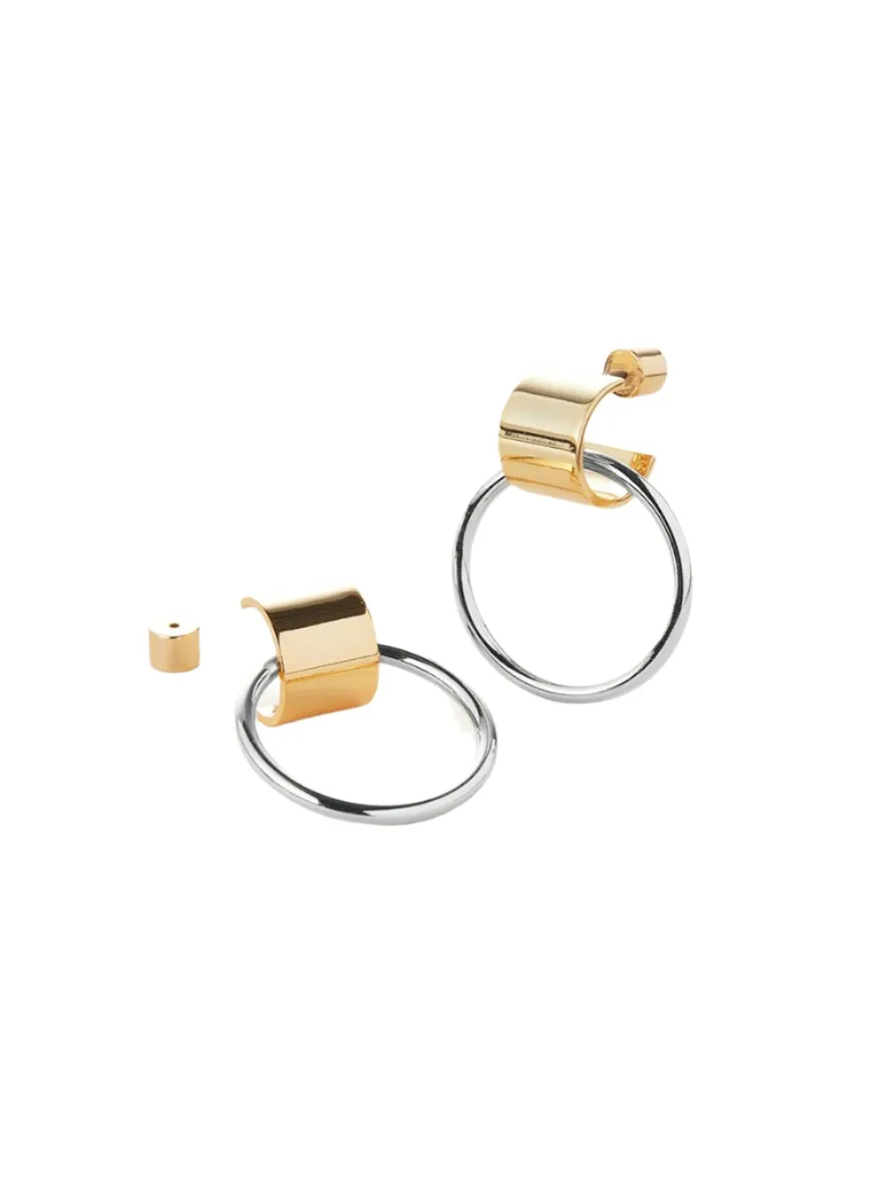 Jenny Bird Faye Knockers Earring in Two-Tone