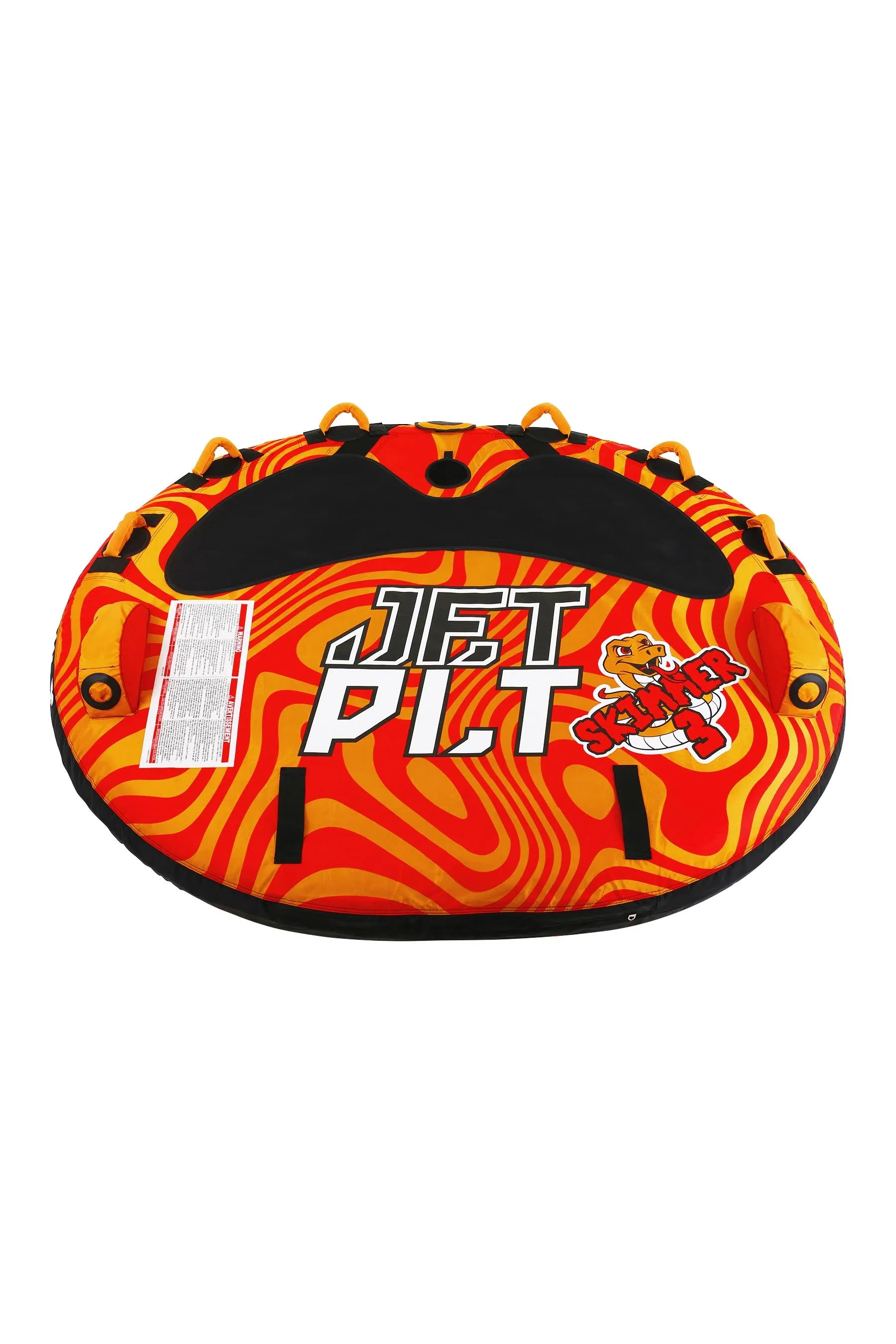 Jetpilot Skimmer 3 Person Towable Tube - Red/Orange