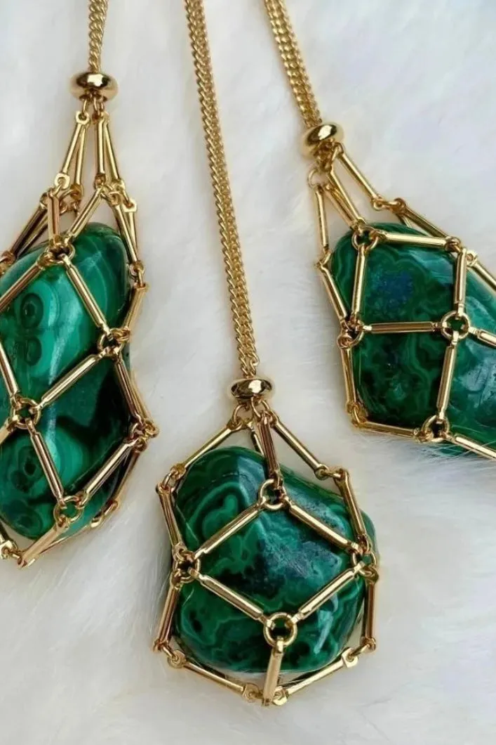 Jewelance™ - Adjustable Crystal Stone Holder Necklace