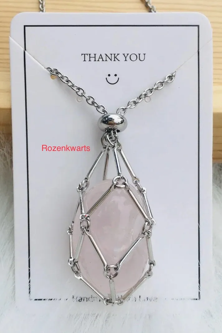 Jewelance™ - Adjustable Crystal Stone Holder Necklace