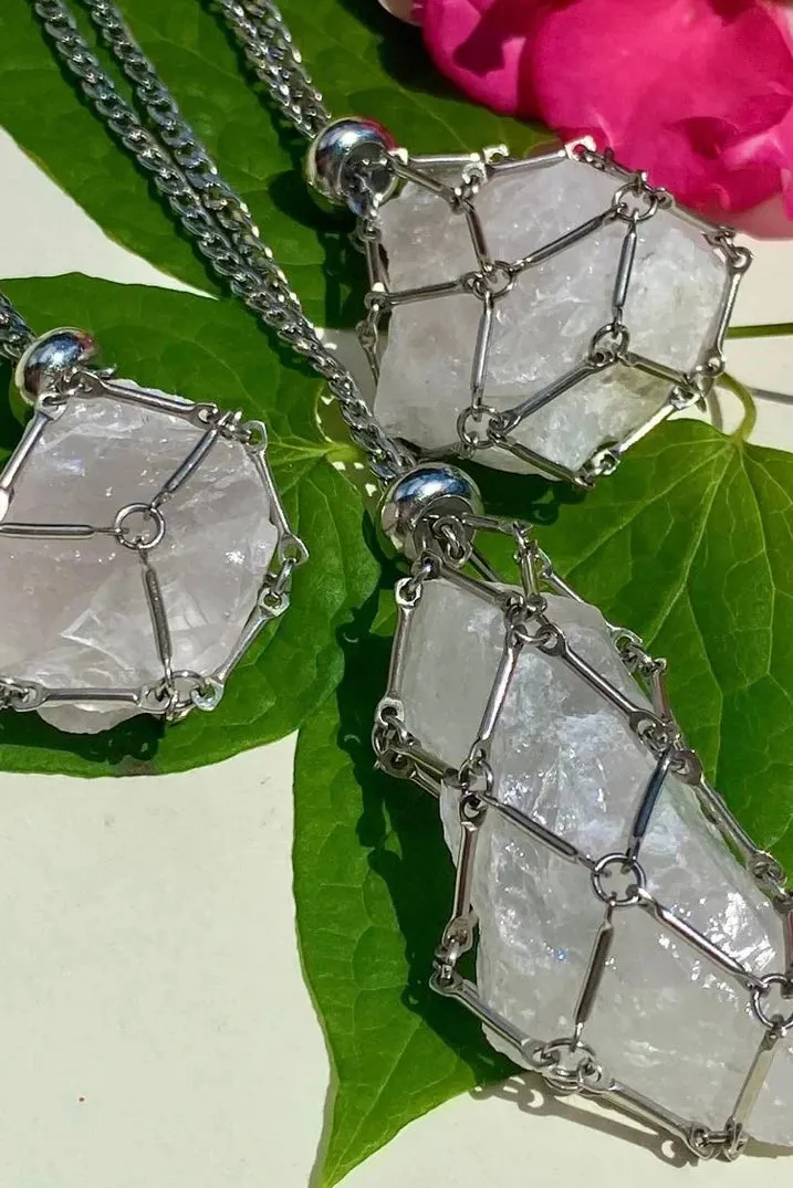 Jewelance™ - Adjustable Crystal Stone Holder Necklace
