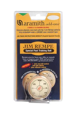 Jim Rempe Special Training Pool Ball