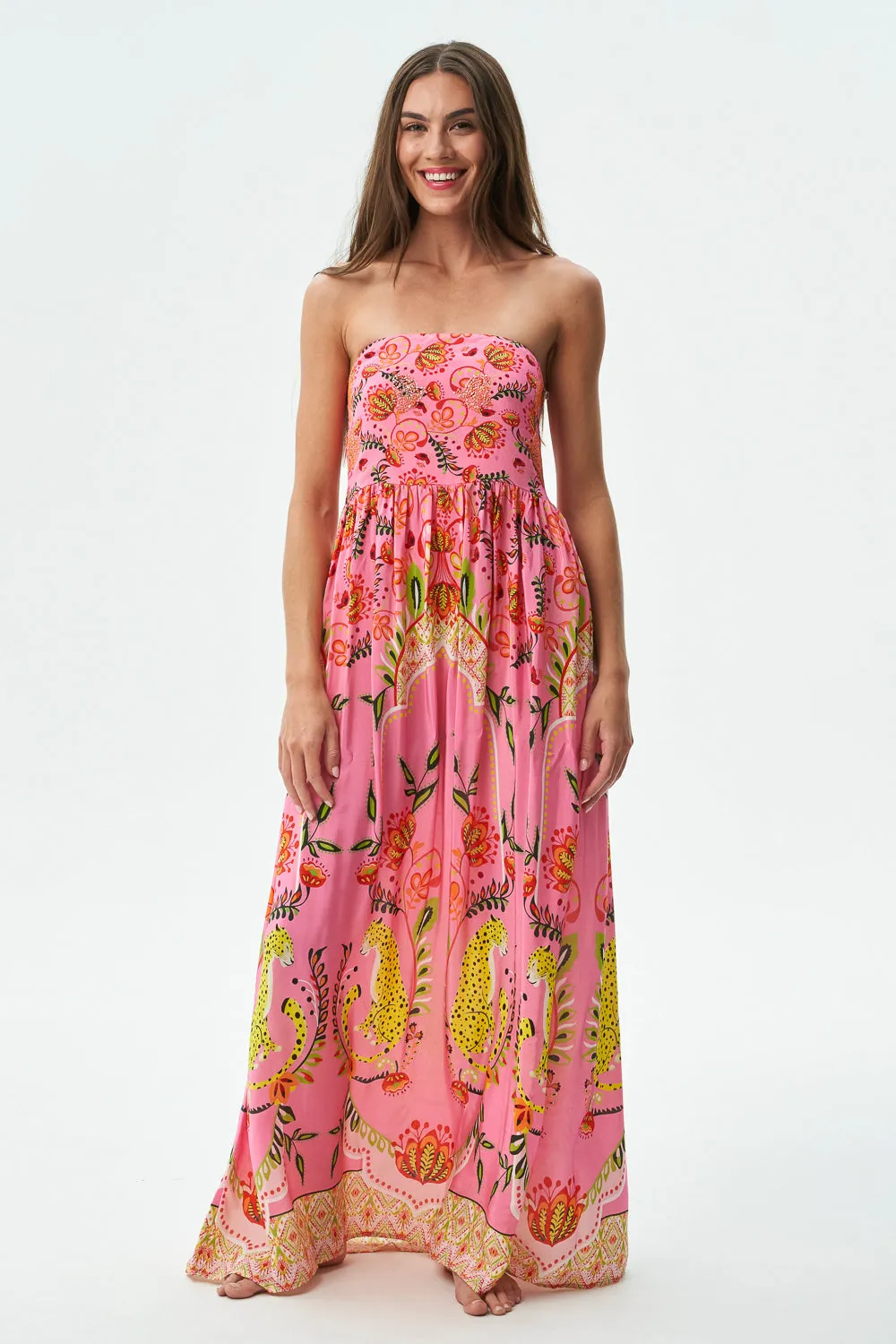 JULIAN DRESS - YUCATAN FLOWERS