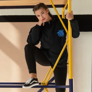 Just FLO With It Embroidered Champion Jacket (Aqua/Teal)