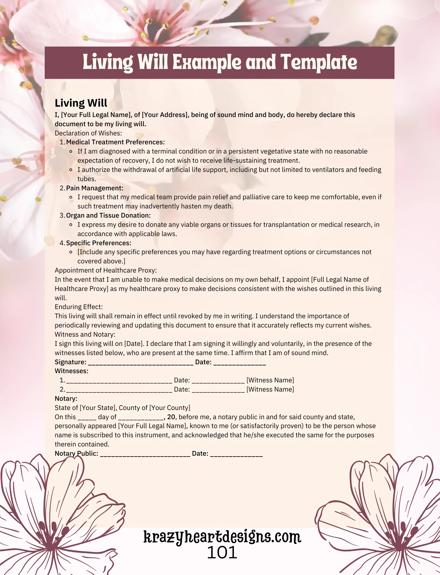 Just in Case-End of Life Planner Journal