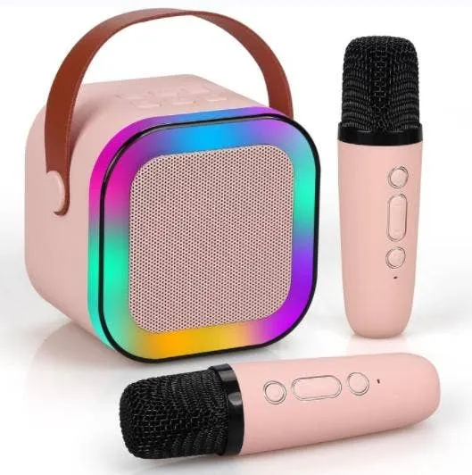 Karaoke Set- LED - Beige