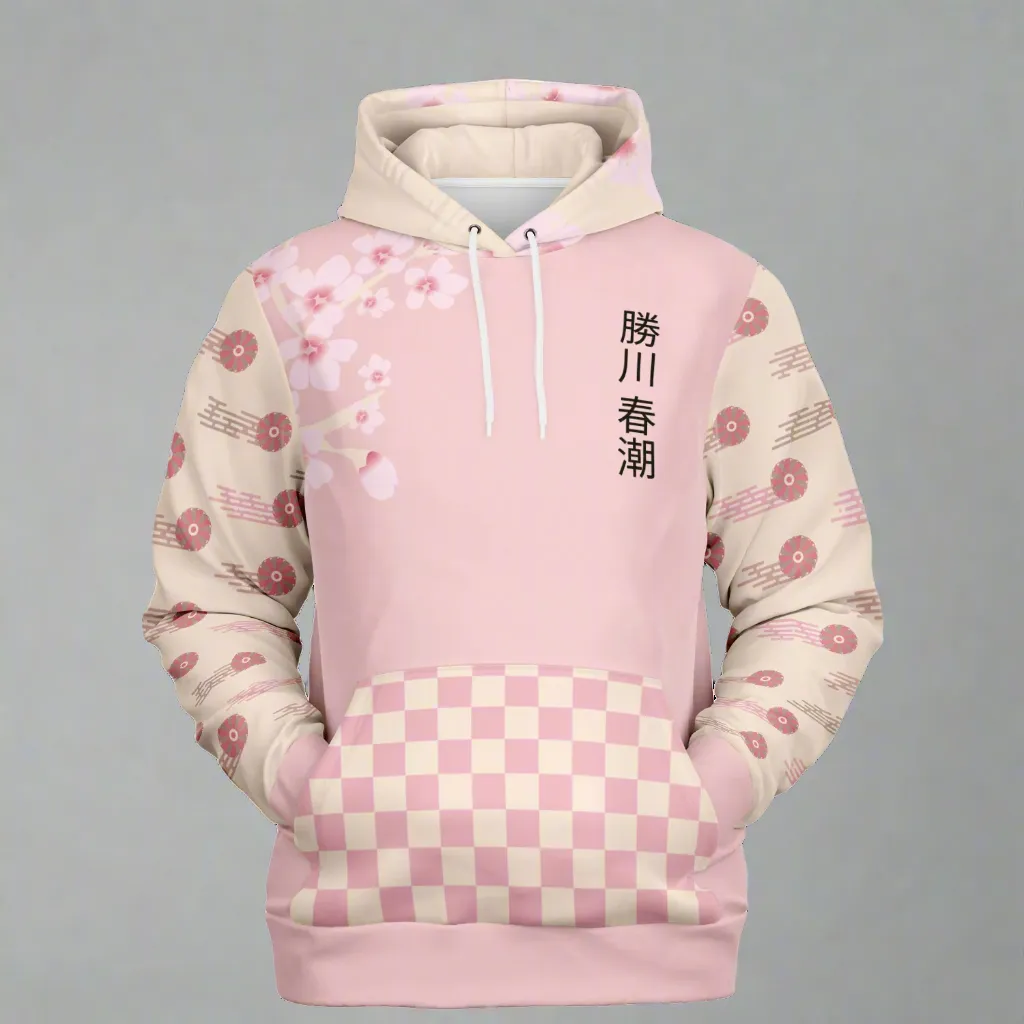 Katsukawa Shunsho Inspired Cherry Blossom Hoodie