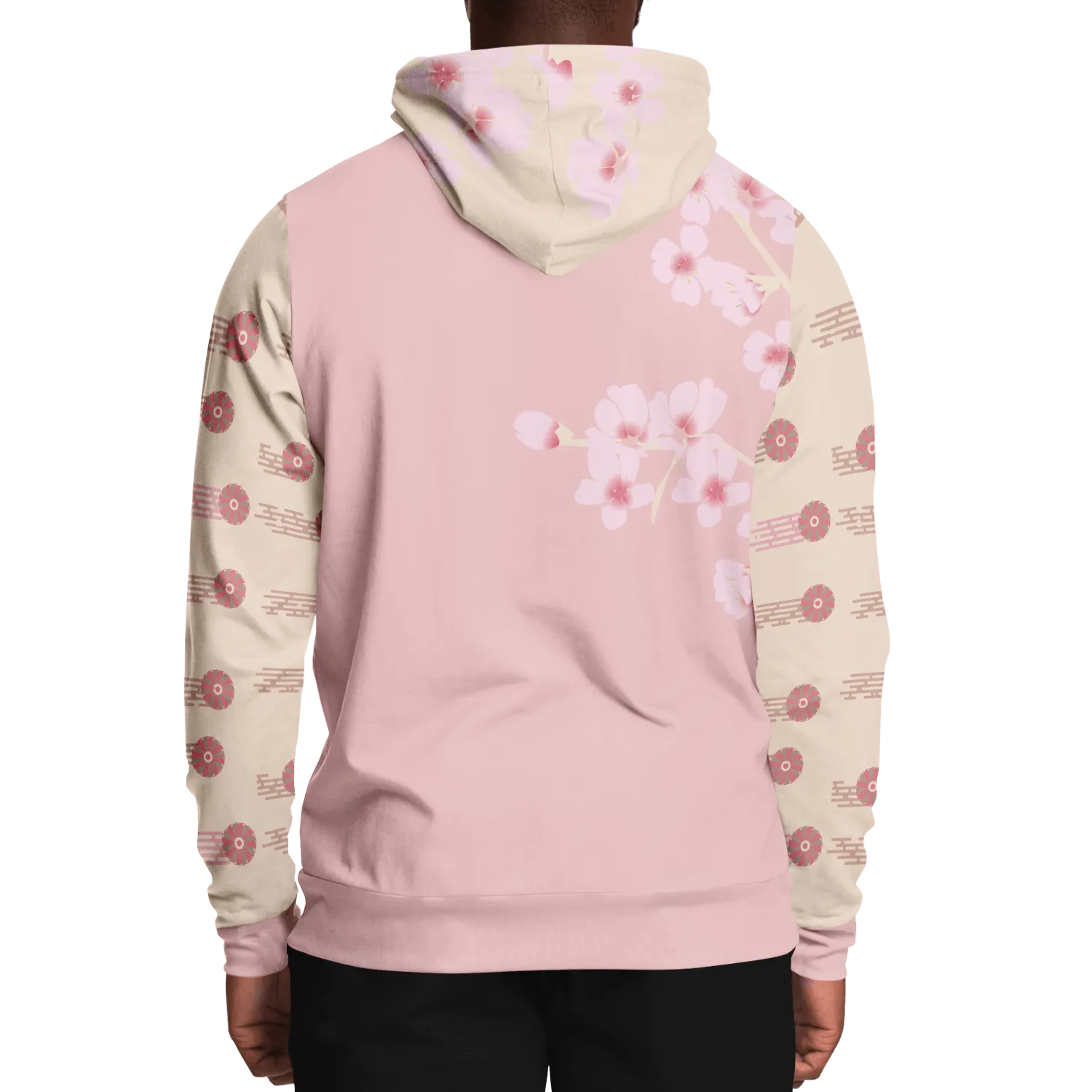 Katsukawa Shunsho Inspired Cherry Blossom Hoodie