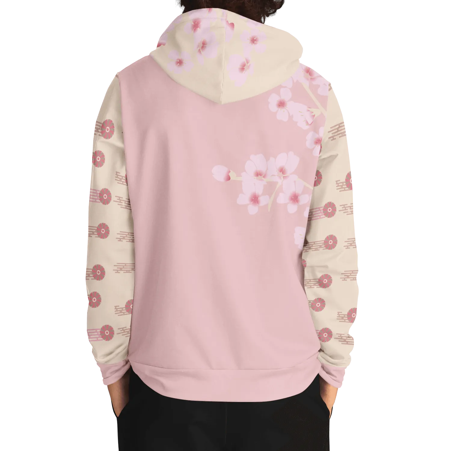 Katsukawa Shunsho Inspired Cherry Blossom Hoodie