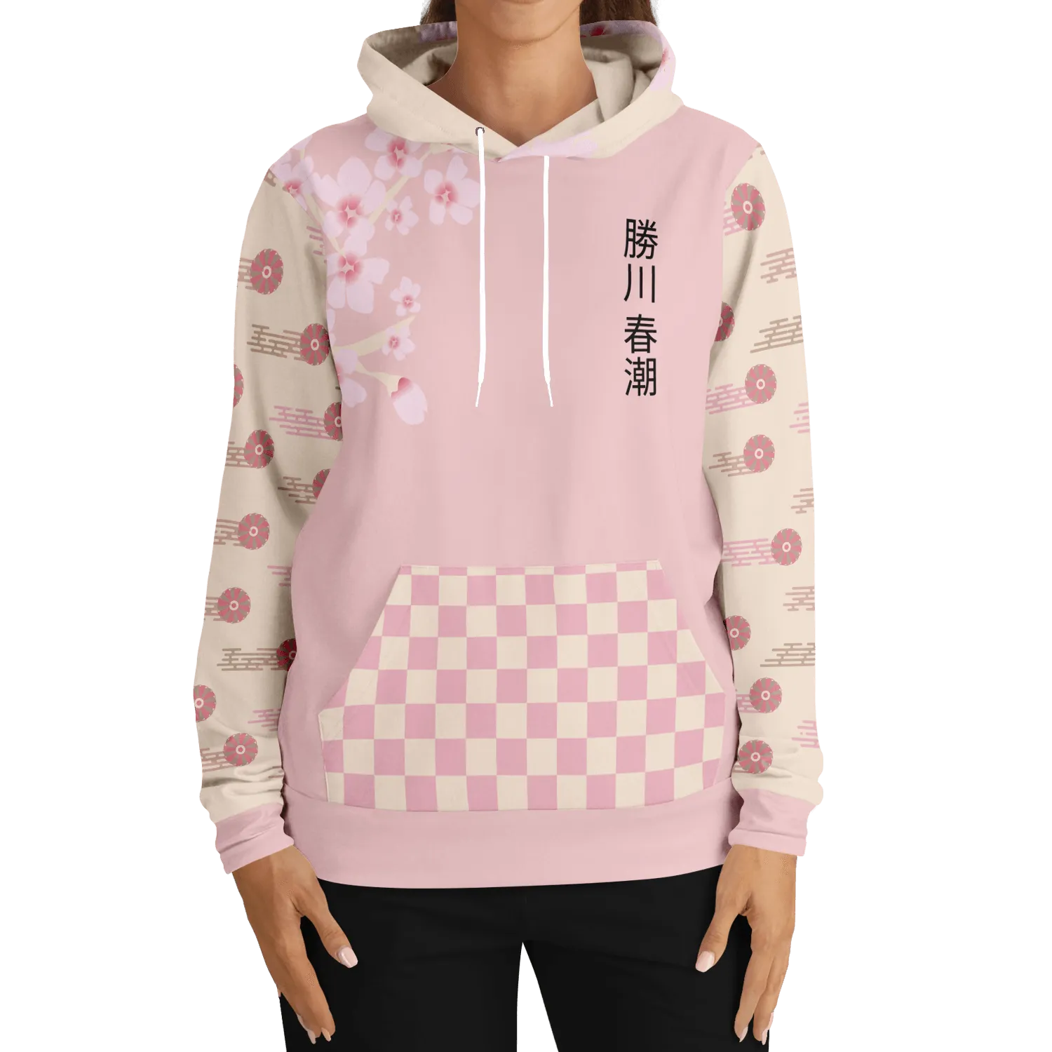Katsukawa Shunsho Inspired Cherry Blossom Hoodie