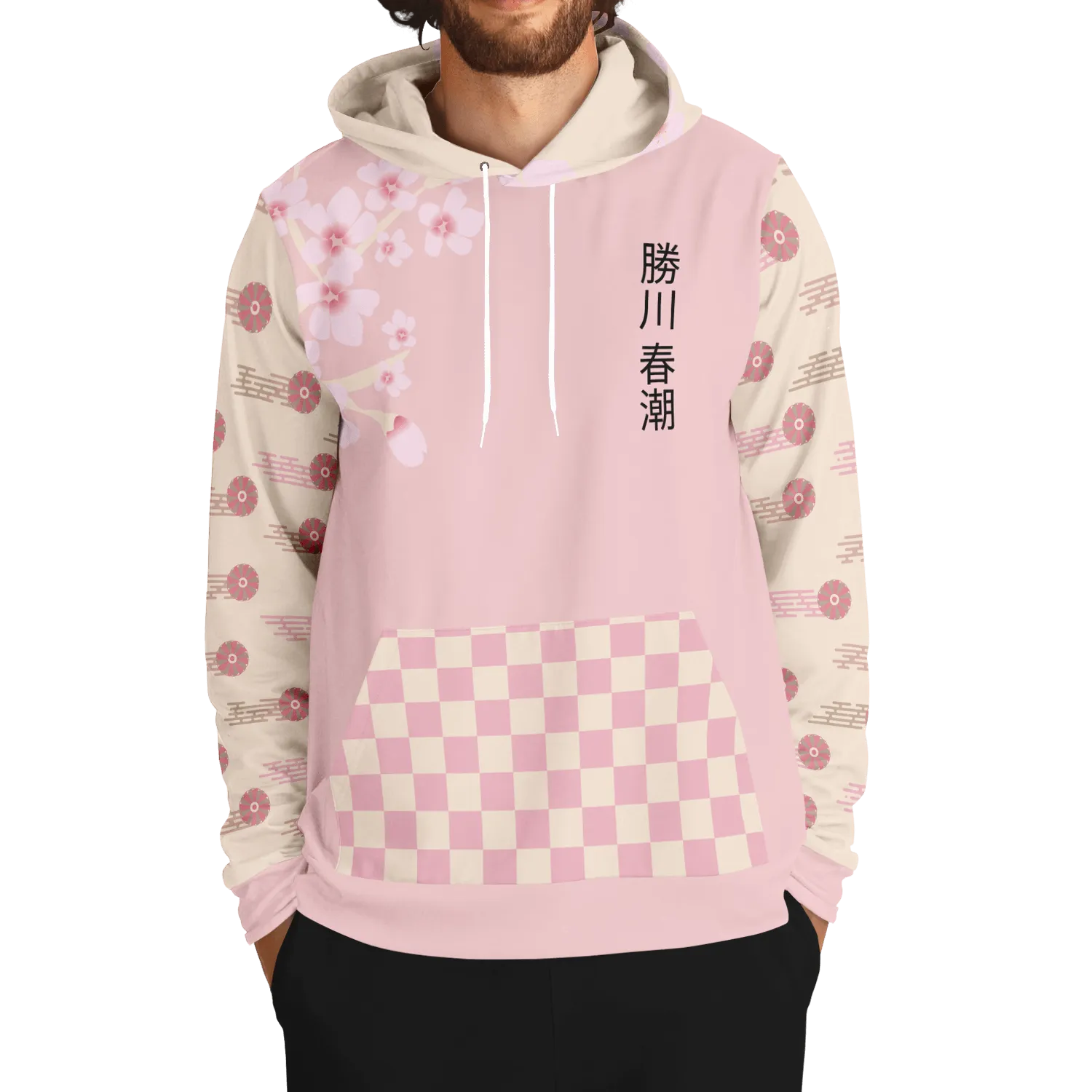 Katsukawa Shunsho Inspired Cherry Blossom Hoodie