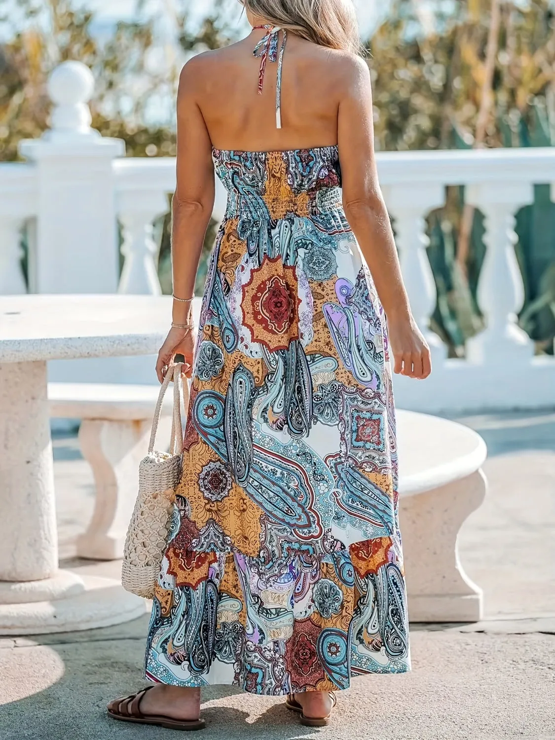 Kaylee Halter Neck Maxi Dress