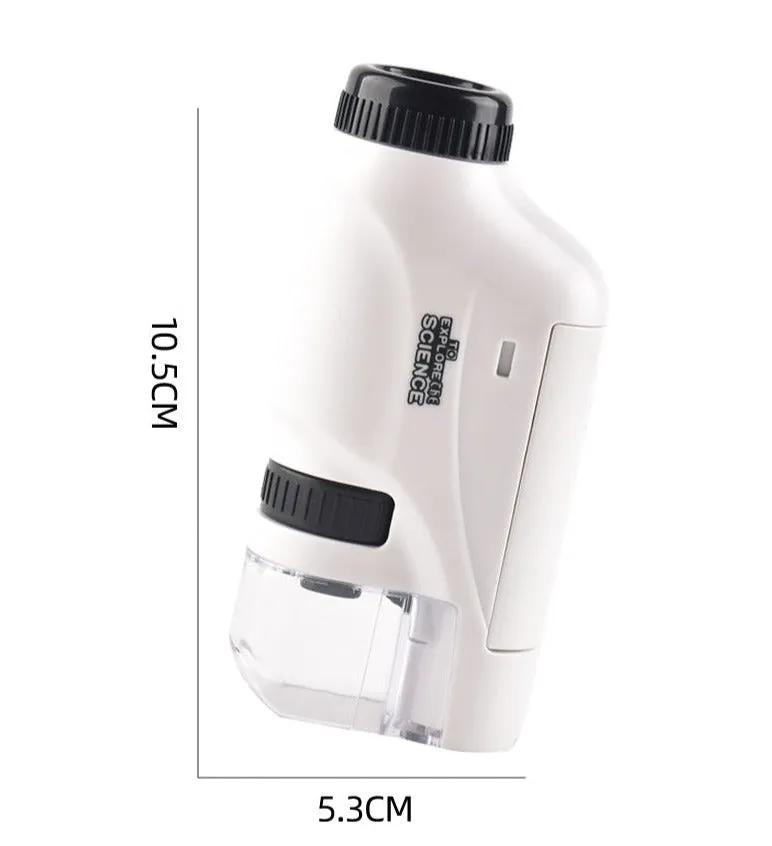 Kids Pocket Microscope - Explore the environment up close - LED microscope