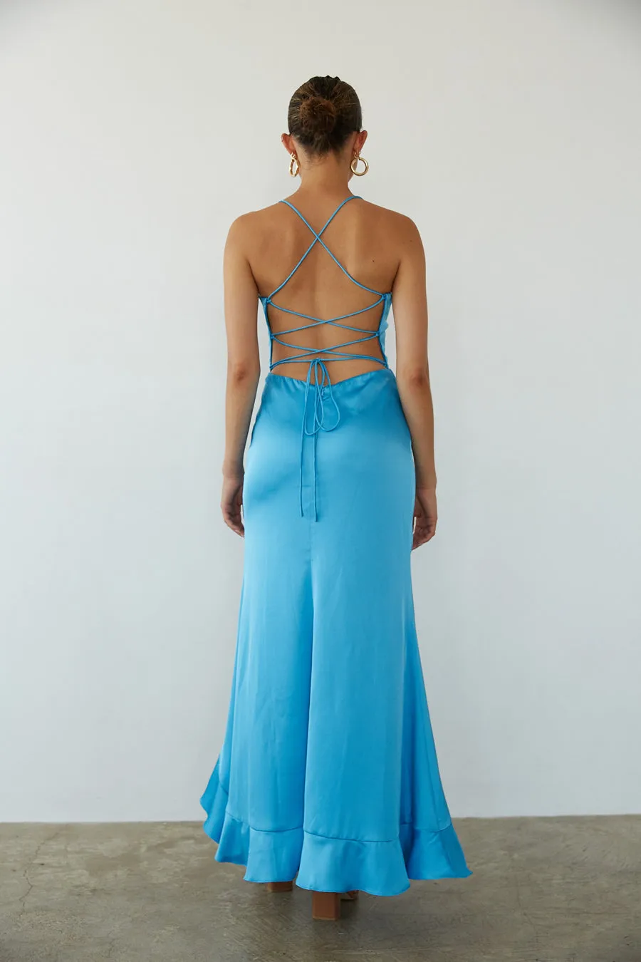 Kimber Floral Ruffle Maxi Dress
