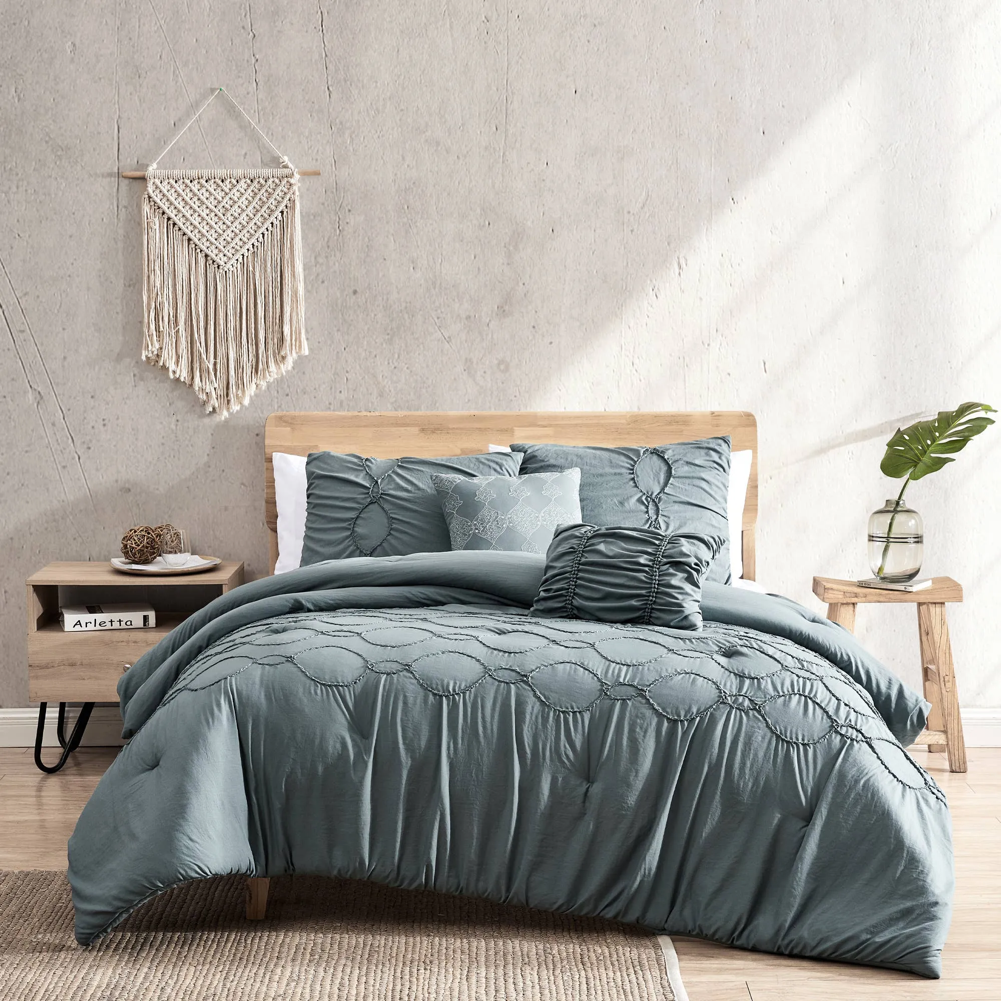 King Comforter Set in Slate