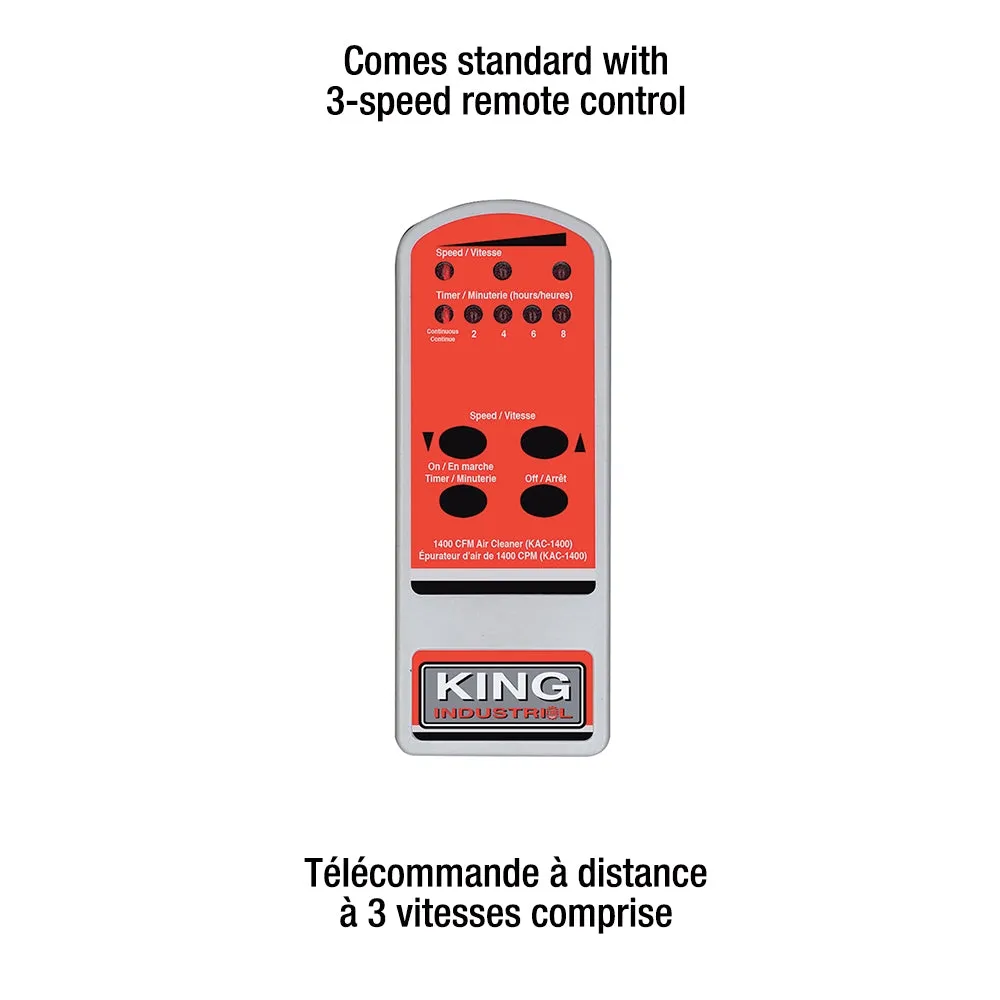 King KAC-1400 Ambient Air Cleaner 1400 CFM