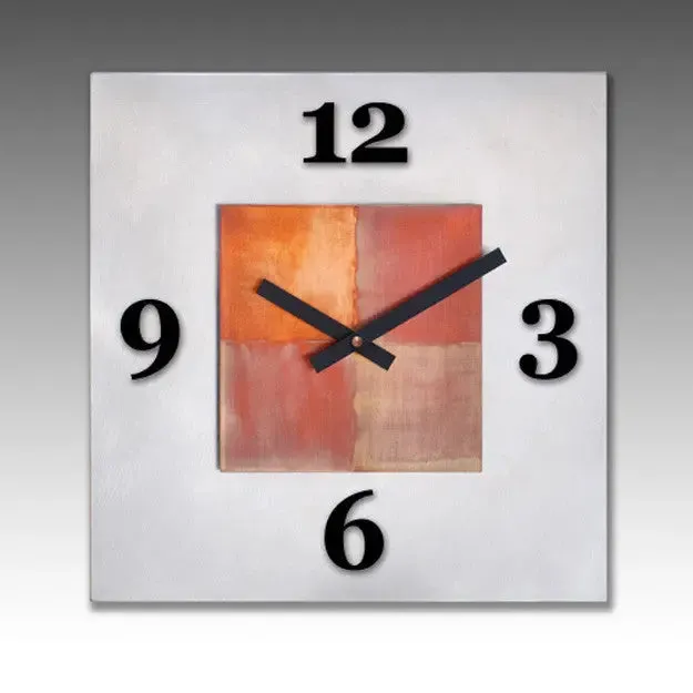 Kitchen Steel Wall Clock by Leonie Lacouette