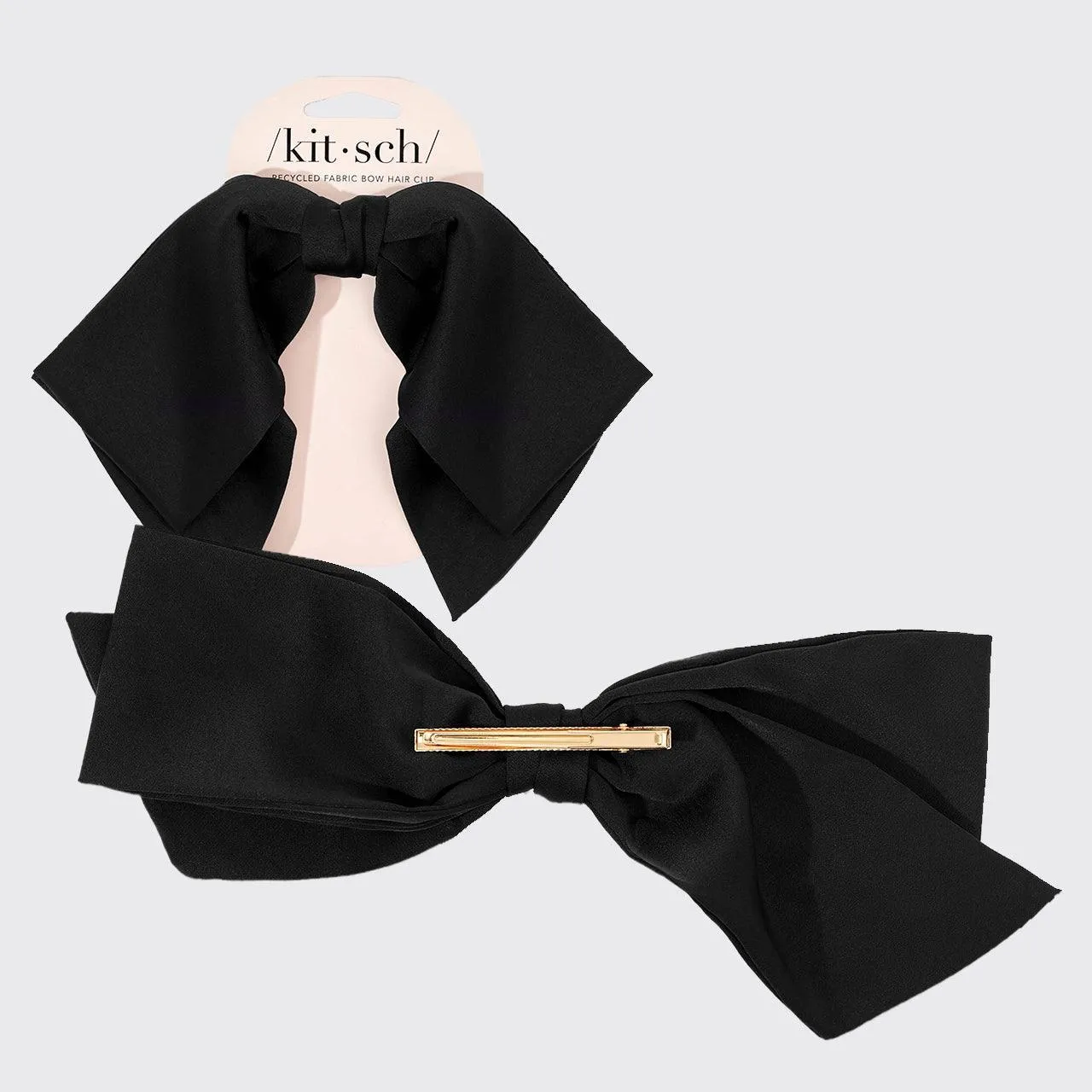 Kitsch Bow Hair Clip In Black