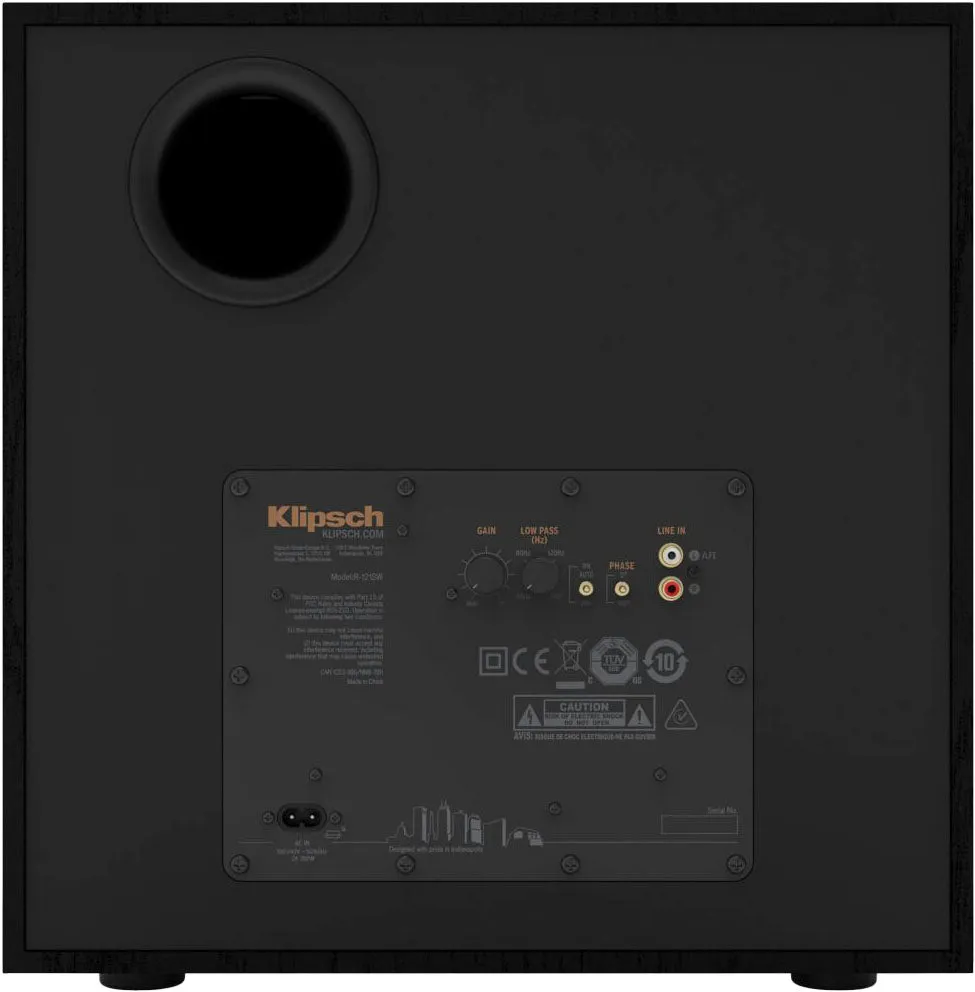 Klipsch - Reference Series 12" 400W Powered Subwoofer - black