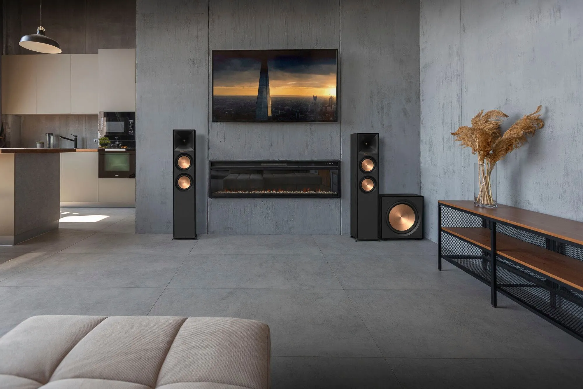Klipsch - Reference Series 12" 400W Powered Subwoofer - black