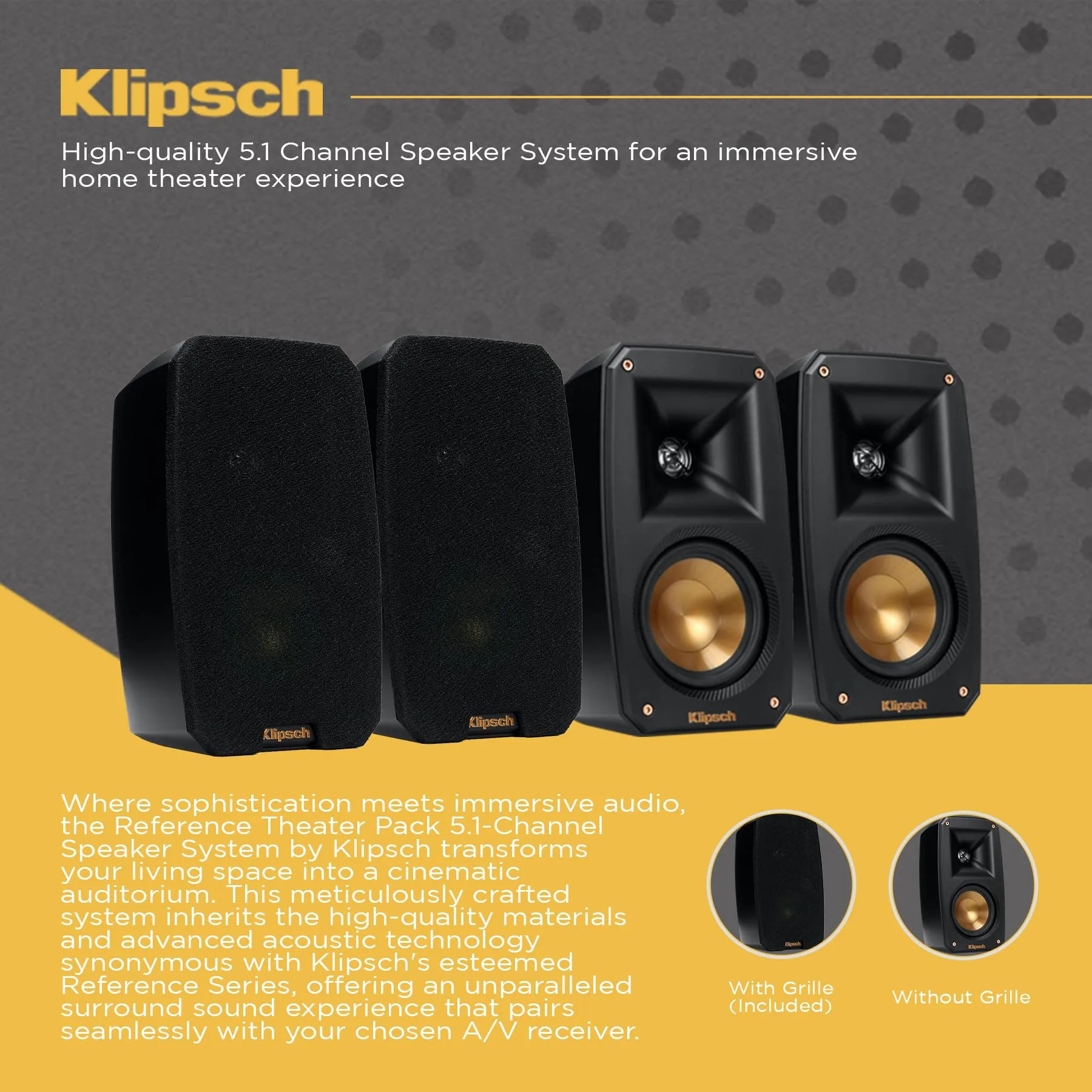 Klipsch Reference Theater Pack 5.1-Channel Speaker System   Onkyo TX-SR3100 80W 5.2-Channel AV Receiver