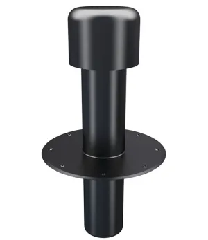 Klober Flavent Breather Extraction Vent with Pipe & PVC Flange - 125mm
