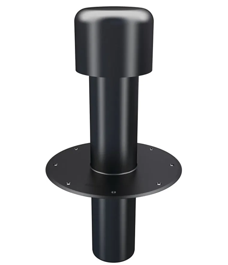 Klober Flavent Breather Extraction Vent with Pipe & PVC Flange - 125mm