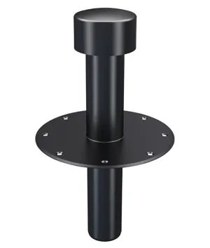 Klober Flavent Breather Extraction Vent with Pipe & PVC Flange - 70mm