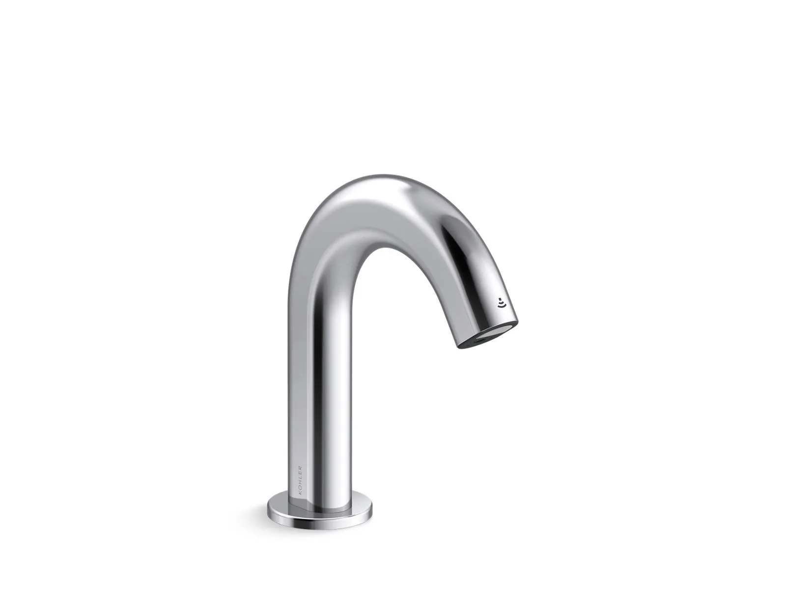KOHLER K-103BB76-SBNA Oblo Touchless single-hole lavatory faucet with Kinesis sensor technology, AC-powered, less drain, 0.5 gpm
