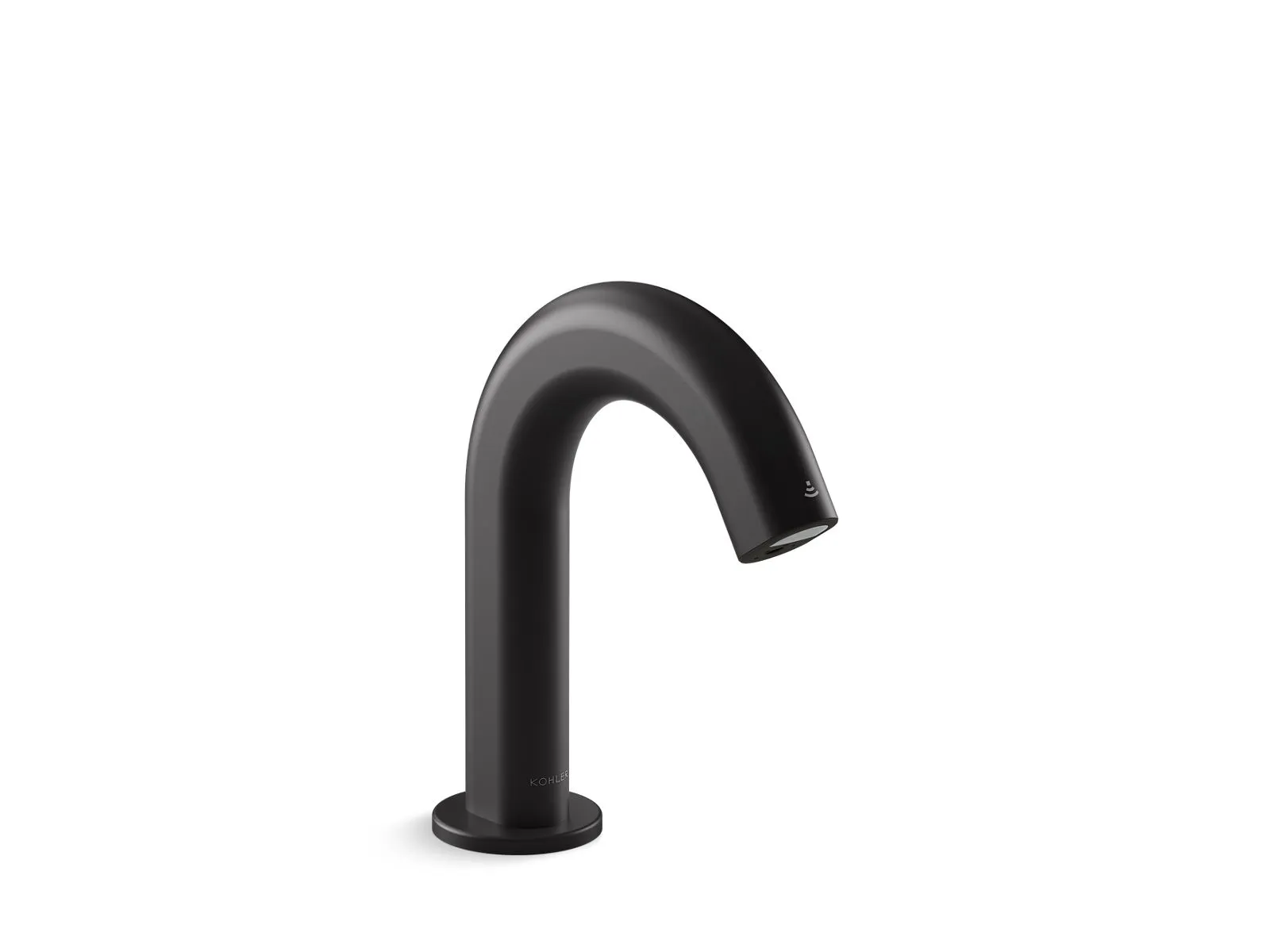 KOHLER K-103BB76-SBNA Oblo Touchless single-hole lavatory faucet with Kinesis sensor technology, AC-powered, less drain, 0.5 gpm