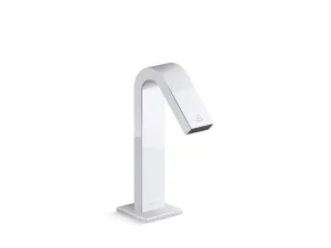 KOHLER K-106L77-SANL Loure Touchless faucet with Kinesis sensor technology and temperature mixer, Hybrid-powered