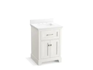 KOHLER K-29259-BD1 Charlemont 24" bathroom vanity cabinet with sink and quartz top