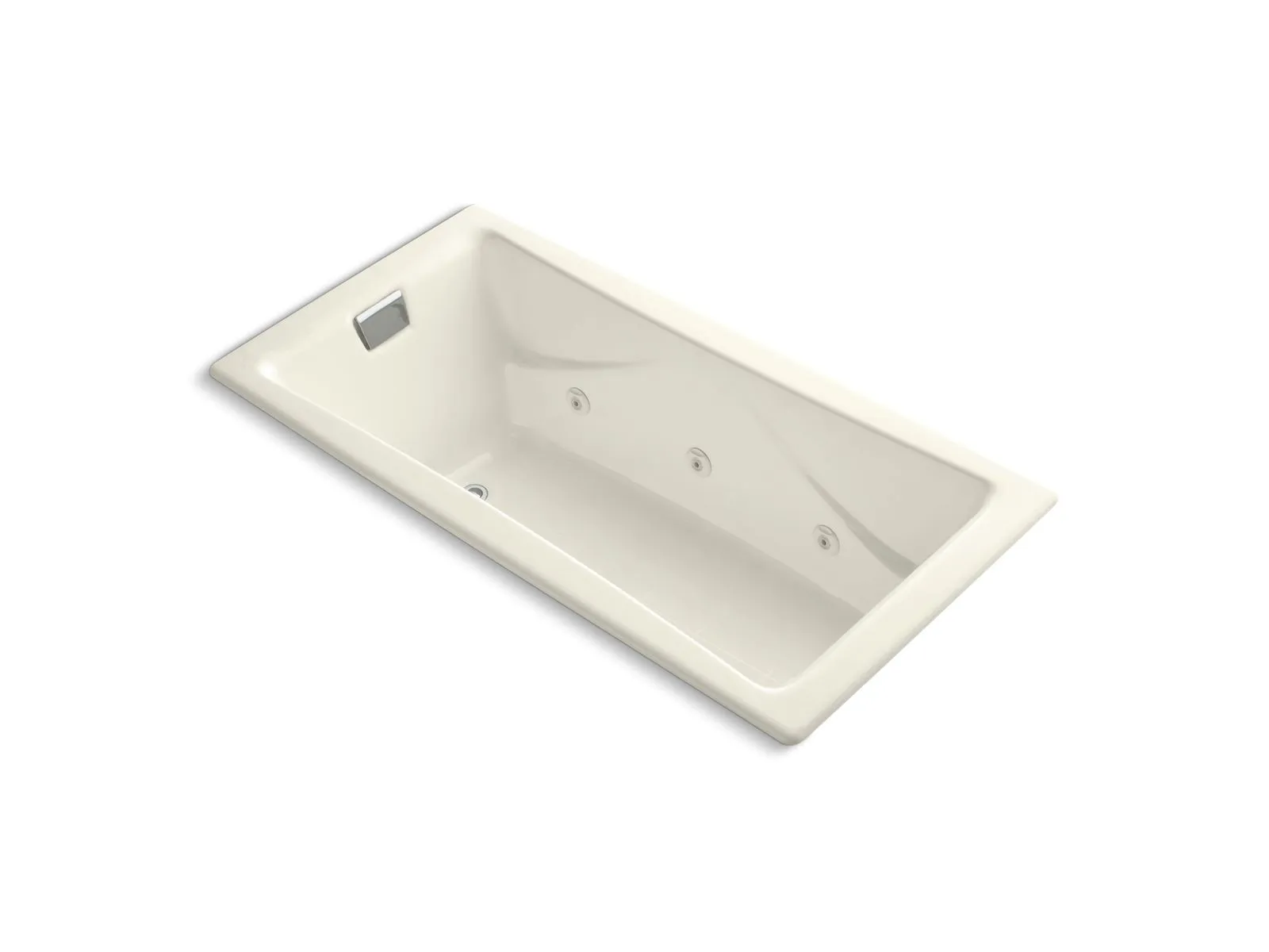 KOHLER K-865-JH Tea-for-Two 71-3/4" x 36" drop-in/undermount whirlpool bath