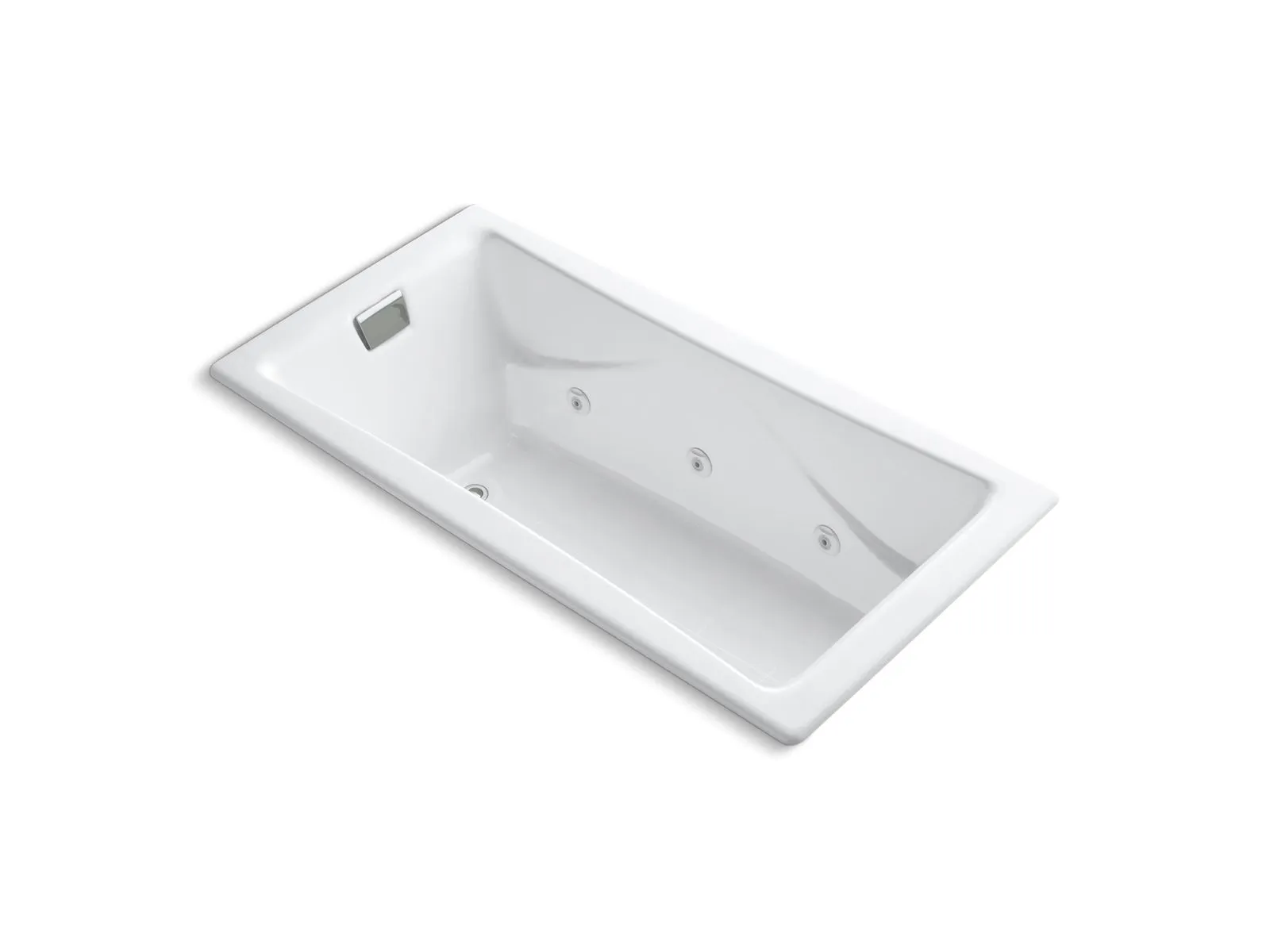 KOHLER K-865-JH Tea-for-Two 71-3/4" x 36" drop-in/undermount whirlpool bath