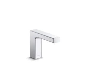 KOHLER K-P103S36-SBNA Strayt Touchless single-hole lavatory faucet with Kinesis sensor technology, AC-powered, less drain, 0.5 gpm, project pack