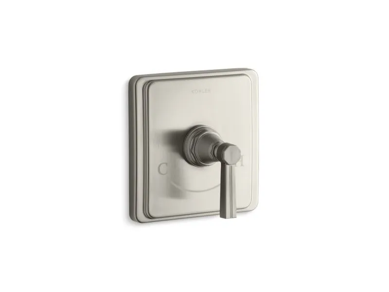 KOHLER K-T13173-4B Pinstripe Valve trim with lever handle for thermostatic valve, requires valve