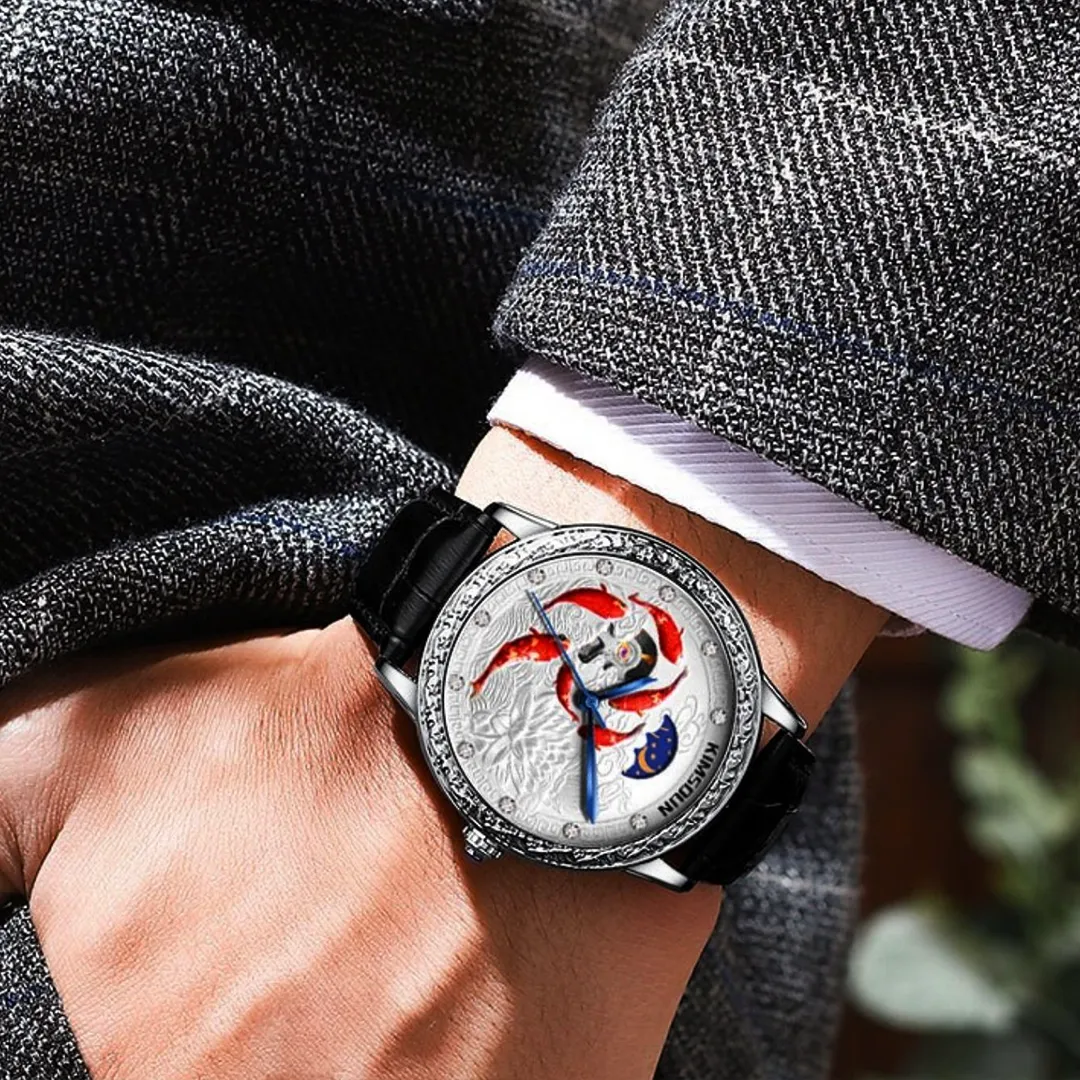 KoiGrit™ Auto Moon Phase Mechanical Watch