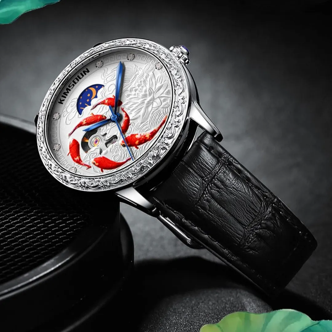 KoiGrit™ Auto Moon Phase Mechanical Watch