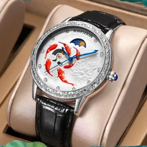 KoiGrit™ Auto Moon Phase Mechanical Watch