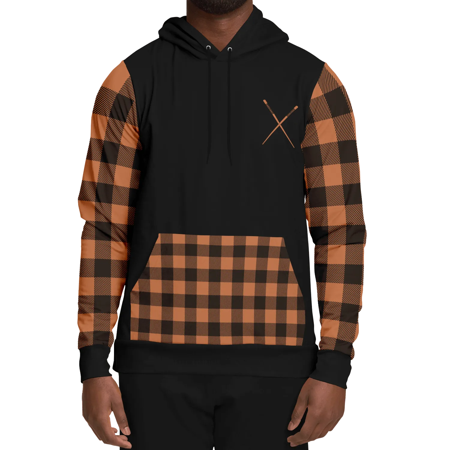 Kuniyoshi Check Hoodie